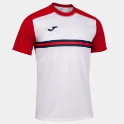JOMA Camiseta Manga Corta Hombre Hispa IV Blanco Rojo