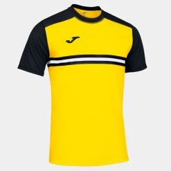 JOMA Camiseta Manga Corta Hombre Hispa IV Amarillo Negro