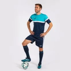 JOMA Set Hombre Danubio Marino Turquesa Flúor -Deportiva Ropa Tienda 102857.342 5