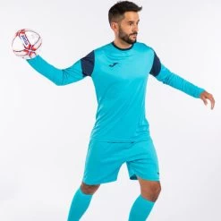 JOMA Set Hombre Phoenix GK Turquesa Flúor Marino -Deportiva Ropa Tienda 102858.013 5