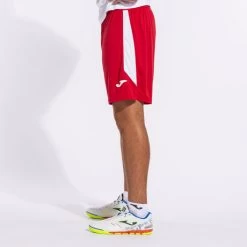 JOMA Short Hombre Glasgow Rojo Blanco -Deportiva Ropa Tienda 102975.602 10