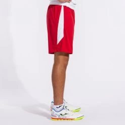 JOMA Short Hombre Glasgow Rojo Blanco -Deportiva Ropa Tienda 102975.602 11