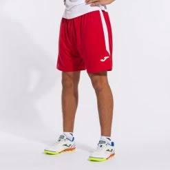 JOMA Short Hombre Glasgow Rojo Blanco -Deportiva Ropa Tienda 102975.602 6