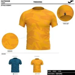JOMA Camiseta Manga Corta Hombre Explorer Naranja 11 JOMA Camiseta Manga Corta Hombre Explorer Naranja -Deportiva Ropa Tienda 103041.991 5