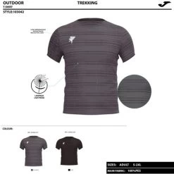 JOMA Camiseta Manga Corta Hombre Explorer Antracita 7 JOMA Camiseta Manga Corta Hombre Explorer Antracita -Deportiva Ropa Tienda 103042.171 3