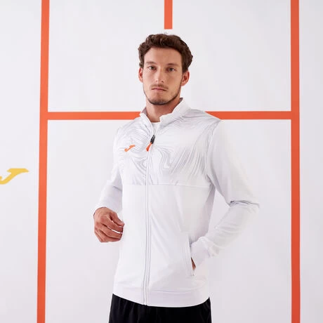 JOMA Chaqueta Hombre Challenge Blanco 4 JOMA Chaqueta Hombre Challenge Blanco - Imagen 2