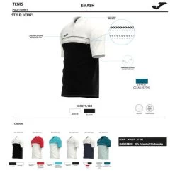 JOMA Polo Manga Corta Hombre Smash Marino Blanco Rojo 27 JOMA Polo Manga Corta Hombre Smash Marino Blanco Rojo -Deportiva Ropa Tienda 103071.332 13