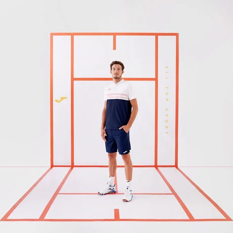 JOMA Polo Manga Corta Hombre Smash Marino Blanco Rojo 5 JOMA Polo Manga Corta Hombre Smash Marino Blanco Rojo - Imagen 3