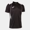 JOMA Camiseta Manga Corta Hombre Championship VII Negro Blanco -Deportiva Ropa Tienda 103081.102 1