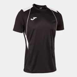 JOMA Camiseta Manga Corta Hombre Championship VII Negro Blanco
