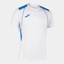JOMA Camiseta Manga Corta Hombre Championship VII Blanco Royal