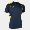 JOMA Camiseta Manga Corta Hombre Championship VII Marino Amarillo -Deportiva Ropa Tienda 103081.339 1