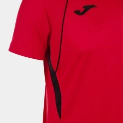 JOMA Camiseta Manga Corta Hombre Championship VII Rojo Negro -Deportiva Ropa Tienda 103081.601 4
