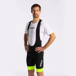 JOMA Culotte Hombre Crono Negro Amarillo Flúor -Deportiva Ropa Tienda 103096.121 12
