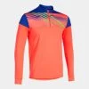 JOMA Sudadera Hombre Elite X Coral Flúor Royal -Deportiva Ropa Tienda 103100.047 1