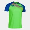 JOMA Camiseta Manga Corta Hombre Elite X Verde Flúor Royal -Deportiva Ropa Tienda 103101.027 1