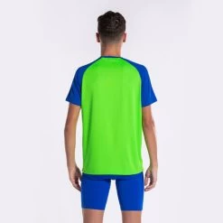 JOMA Camiseta Manga Corta Hombre Elite X Verde Flúor Royal -Deportiva Ropa Tienda 103101.027 5