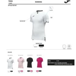 JOMA Camiseta Manga Corta Hombre Ranking Negro Rosa Flúor 19 JOMA Camiseta Manga Corta Hombre Ranking Negro Rosa Flúor -Deportiva Ropa Tienda 103107.118 9
