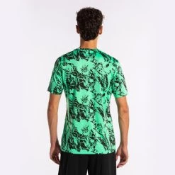 JOMA Camiseta Manga Corta Hombre Lion Verde Negro -Deportiva Ropa Tienda 103155.401 3