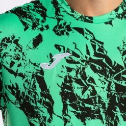 JOMA Camiseta Manga Corta Hombre Lion Verde Negro -Deportiva Ropa Tienda 103155.401 4
