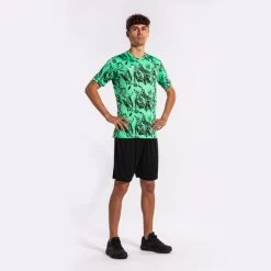 JOMA Camiseta Manga Corta Hombre Lion Verde Negro -Deportiva Ropa Tienda 103155.401 5