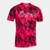 JOMA Camiseta Manga Corta Hombre Lion Rosa Flúor Negro -Deportiva Ropa Tienda 103155.581 1