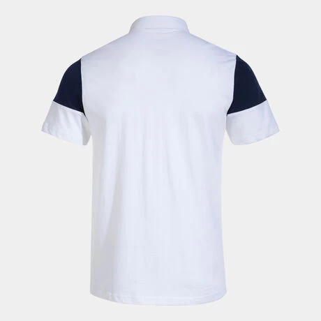 JOMA Polo Manga Corta Hombre Crew V Blanco Marino 4 JOMA Polo Manga Corta Hombre Crew V Blanco Marino - Imagen 2