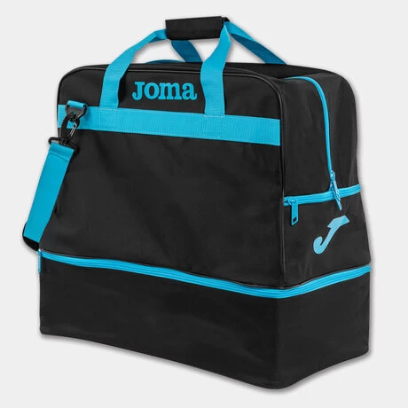 JOMA Bolsa De Deporte Grande Training III Negro Turquesa Flúor 3 JOMA Bolsa De Deporte Grande Training III Negro Turquesa Flúor