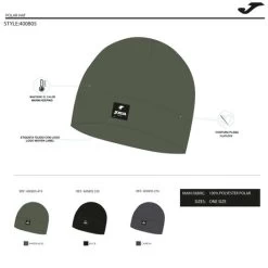 JOMA Gorro De Invierno Explorer Caqui -Deportiva Ropa Tienda 400805.474 3