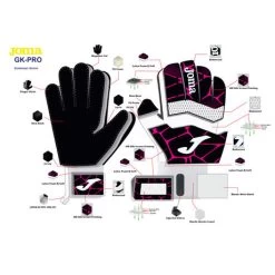 JOMA Guantes Portero Fútbol GK-Pro Negro Fucsia -Deportiva Ropa Tienda 400908.105 6