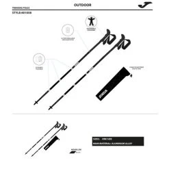 JOMA Bastones Trail Explorer Negro -Deportiva Ropa Tienda 401058.100 11