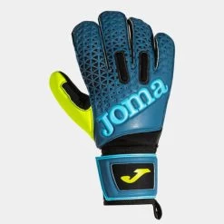JOMA Guantes Portero Fútbol Premier Azul Negro Amarillo Flúor