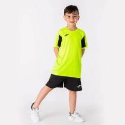 JOMA Set Hombre Colle Amarillo Flúor Negro -Deportiva Ropa Tienda 500268.061 3