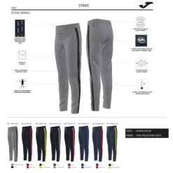 JOMA Pantalón Largo Niño Stripe Marino Azul 17 JOMA Pantalón Largo Niño Stripe Marino Azul -Deportiva Ropa Tienda 500422.377 8