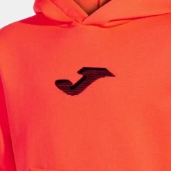 JOMA Sudadera Con Capucha Junior Gamma Coral Flúor -Deportiva Ropa Tienda 500493.040 4