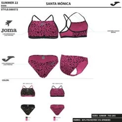 JOMA Bikini Niña Santa Mónica Rosa 11 JOMA Bikini Niña Santa Mónica Rosa -Deportiva Ropa Tienda 500572.035 5