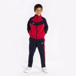 JOMA Chándal Niño Stripe Marino Rojo -Deportiva Ropa Tienda 500579.306 5