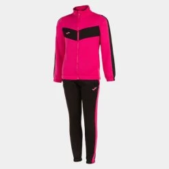 JOMA Chándal Niña Stripe Fucsia Negro