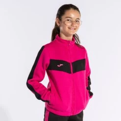 JOMA Chándal Niña Stripe Fucsia Negro -Deportiva Ropa Tienda 500591.522 4