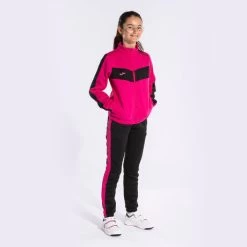 JOMA Chándal Niña Stripe Fucsia Negro -Deportiva Ropa Tienda 500591.522 6