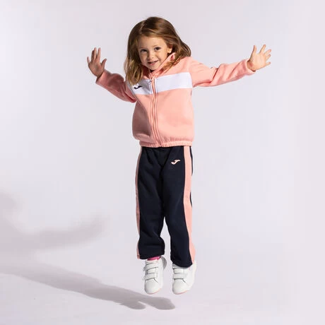 JOMA Chándal Junior Stripe Rosa Marino 5 JOMA Chándal Junior Stripe Rosa Marino - Imagen 3