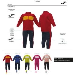JOMA Chándal Junior Stripe Fucsia 13 JOMA Chándal Junior Stripe Fucsia -Deportiva Ropa Tienda 600071.522 6
