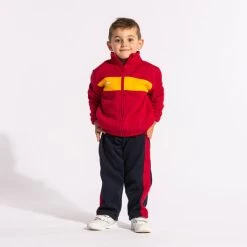 JOMA Chándal Junior Stripe Rojo Marino -Deportiva Ropa Tienda 600071.603 3