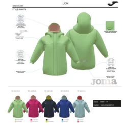 JOMA Cortavientos Junior Lion Marino -Deportiva Ropa Tienda 600078.300 3