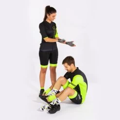 JOMA Maillot Unisex Crono Negro Amarillo Flúor -Deportiva Ropa Tienda 700041.121 16