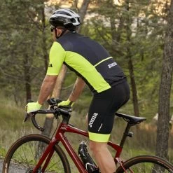 JOMA Maillot Unisex Crono Negro Amarillo Flúor -Deportiva Ropa Tienda 700041.121 3