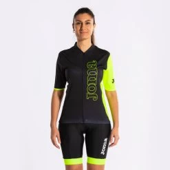 JOMA Maillot Unisex Crono Negro Amarillo Flúor -Deportiva Ropa Tienda 700041.121 8