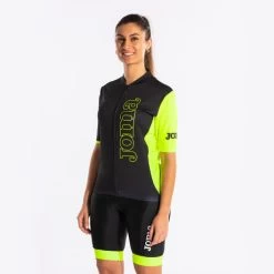 JOMA Maillot Unisex Crono Negro Amarillo Flúor -Deportiva Ropa Tienda 700041.121 9