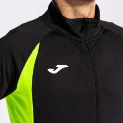 JOMA Chaqueta Unisex Crono Negro Amarillo Flúor -Deportiva Ropa Tienda 700042.121 12