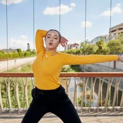 JOMA Camiseta Manga Larga Mujer Daphne Naranja 13 JOMA Camiseta Manga Larga Mujer Daphne Naranja -Deportiva Ropa Tienda 800120.991 4